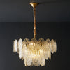 WOMO Tiered Textured Glass Chandelier-WM2208 thumbnail
