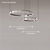 WOMO Black Led Ring Chandelier-WM2365 thumbnail