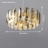 WOMO Smoked Crystal Round Chandelier-WM2363 thumbnail