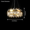 WOMO Gold Crystal Round Chandelier-WM2339a thumbnail