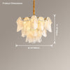 WOMO Tiered Glass Chandelier-WM2376 thumbnail