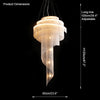 WOMO Spiral Tassel Foyer Chandelier-WM2067 thumbnail