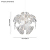 WOMO Mirrored Lucite Chandelier-WM2197 thumbnail