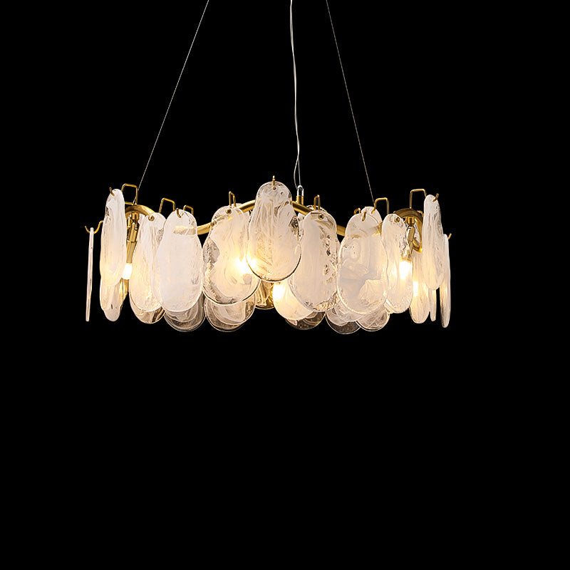 WOMO Cloud Glass Round Chandelier-WM2353