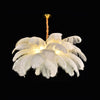 WOMO Palm Feather Chandelier-WM2216 thumbnail