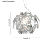 WOMO Mirrored Lucite Chandelier-WM2197 thumbnail
