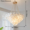 WOMO French Flower Glass Chandelier-WM2377 thumbnail