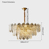 WOMO Tiered Textured Glass Chandelier-WM2208 thumbnail