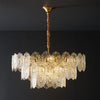 WOMO Tiered Textured Glass Chandelier-WM2208 thumbnail