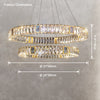 WOMO Round Crystal Chandelier-WM2355 thumbnail