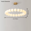 WOMO Pearl Necklace Round Chandelier-WM2344 thumbnail