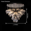 WOMO Flower Glass Foyer Chandelier-WM2341 thumbnail