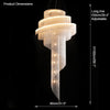 WOMO Spiral Tassel Foyer Chandelier-WM2067 thumbnail