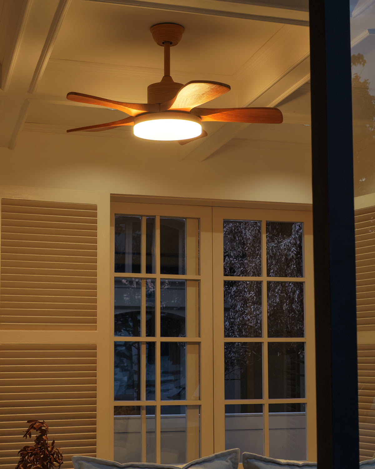 WOMO Scandi Reversible Ceiling Fan with Light-WM5002