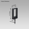 WOMO Square Hardwired Pathway Light-WM9046 thumbnail