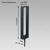 WOMO Square Hardwired Pathway Light-WM9046 thumbnail