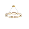 WOMO Modern Tiered Glass Chandelier-WM2220 thumbnail