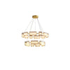 WOMO Modern Tiered Glass Chandelier-WM2220 thumbnail