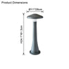 WOMO Mushroom Landscape Bollard Light-WM9115 thumbnail