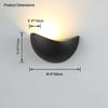 WOMO Crescent Outdoor Wall Light-WM9181 thumbnail