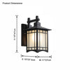 WOMO Craftman Outdoor Wall Lantern-WM9196 thumbnail