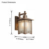 WOMO Craftman Outdoor Wall Lantern-WM9196 thumbnail