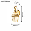WOMO Colonical Gold Outdoor Sconce-WM9199 thumbnail
