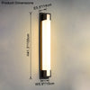 WOMO Long Outdoor Wall Light-WM9214 thumbnail