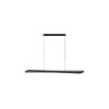 WOMO Black Fluted Glass Linear Pendant Light-WM2310 thumbnail