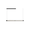 WOMO Black Ribbed Glass Linear Pendant Light-WM2308 thumbnail
