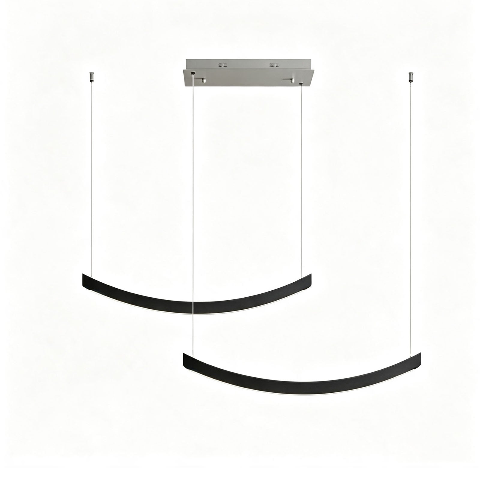 WOMO Scandi Curved Wooden Pendant Light-WM3245