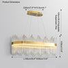 WOMO Glass Rods Round Chandelier-WM2186 thumbnail