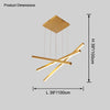 WOMO Multi Sticks Linear Chandelier-WM2634 thumbnail