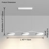 WOMO Contemporary Linear Pendant Light-WM2633 thumbnail