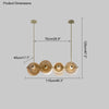 WOMO Textured Glass Disc Chandelier-WM2194 thumbnail