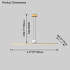 WOMO Marble Linear Pendant Light-WM2329 thumbnail