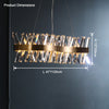 WOMO Crystal Prism Linear Chandelier-WM2360 thumbnail