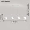WOMO Multi Dome Linear Chandelier-WM2649 thumbnail