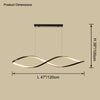 WOMO Spiral Linear Pendant Light-WM2642 thumbnail
