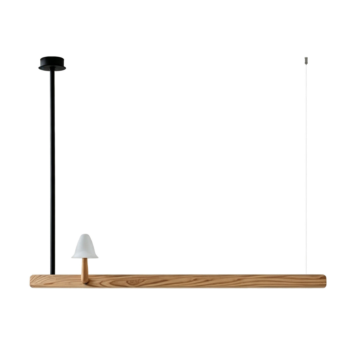WOMOMushroom Wooden Linear Pendant Light-WM3247