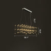 WOMO Rectangular Sculptural Chandelier-WM2200 thumbnail