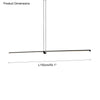 WOMO Linear Pendant Light-WM2453 thumbnail