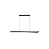 WOMO Black Fluted Glass Linear Pendant Light-WM2310 thumbnail