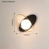 WOMO Frosted Glass Oval Accent Wall Sconce-WM6064 thumbnail