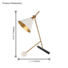 WOMO Unique Cone Articulating Marble Desk Lamp-WM8031 thumbnail