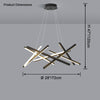 WOMO Multi Light Sticks Chandelier-WM2636 thumbnail