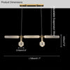 WOMO Cypher Vertical/Horizontal Glass Pendant light-WM2153 thumbnail