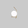 WOMO Milk Glass Globe Table Lamp-WM8011 thumbnail