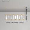 WOMO Maza Long Linear Chandelier-WM2134 thumbnail