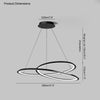 WOMO Swirl Led Chandelier-WM2073 thumbnail